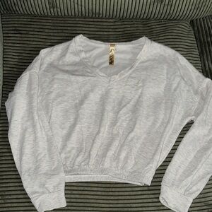 Scotty Heather Gray V-Neck Sweatshirt